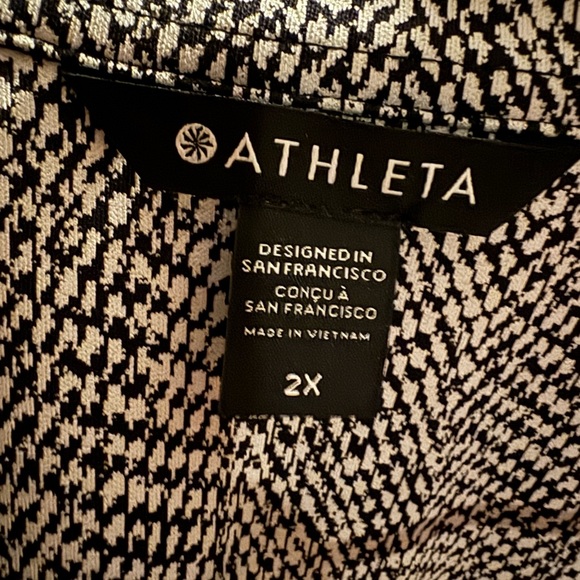 Athleta Textured Shirt Jacket 2x NWT - Picture 6 of 8